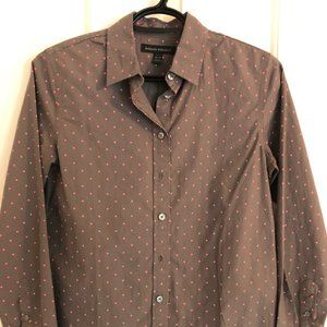 Banana Republic Buttowndown Pin Dot Shirt